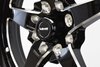 VWST053 V-Star Wheel, Size: 15" x 3.5", Bolt Pattern: 4 x 4 1/4" (107.95mm) & 4 x 4 1/2" (114.3mm) [Finish: Gloss Black Milled] - image 2