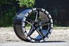VWST081 V-Star Wheel, Size: 17" x 10", Bolt Pattern: 5 x 4 3/4" (120.65 mm) [Finish: Gloss Black Milled] - image 4
