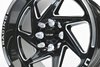 VWTY001 Typhoon Wheel, Size: 15" x 8", Bolt Pattern: 4 x 100 mm & 4 x 4 1/2" (114.3 mm) [Finish: Gloss Black Milled] - image 2