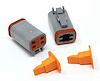 23588 Crimp-Right 2-Piece Four-Cavity Deutsch Plug Connector - image 1