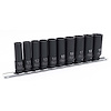 32089 Metric Deep Impact Socket Set, 3/8 in., Set of 10 - image 1