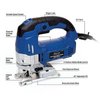 32290 Metal Cutting Jig Saw, w/ 10 Premium Starrett Blades - image 2