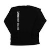 324673XL Long Sleeve Do The Job Right T-Shirt, 3XL, Black - image 2