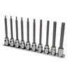 32527 Long SAE Hex Bit Set, 3/8 in. Drive, Set of10 - image 2