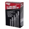 33115 Fairmount 5-Piece Long Shaft Carbide Burr Set - image 2