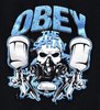 33927M Obey The Spray T-Shirt, Blue on Black, Medium - image 2
