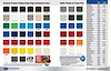 51136 Branded Color Paint Chart - image 1