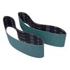 61685 4 in. x 36 in. Zirconia Cloth Backed Sanding Belts, Set of 2, 80-Grit - image 2