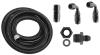 Premium Universal Low-Pressure -6AN Power Steering Hose Kit [5 ft. Nylon Braided Hose] - image 1