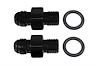 551114B Transmission Adapter Fitting Set -6AN to 1/4 in. NPSM [Black Anodized]