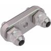 Transmission Cooler Line Adapter Plate w/Fittings [GM 6L80, 6L90, 8L90] - image 1