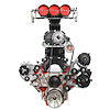 551129-M0AB Supercharger Adapter Plate for Holley Hi/Mid/Low Ram to 3.1L Magnuson Blower [Billet Aluminum] - image 1