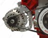 Low Mount Alternator Bracket for GM LS Engines w/Corvette Crank Pulley Spacing and Electric or Remote Water Pump or Motor Plate - image 2