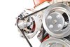 Billet Power Steering Pump and Alternator Bracket Kit for Small Block Chevy with Double Hump Heads - image 3
