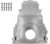551589-LS01 Billet Timing Chain Cover w/(2) Turbo Oil Returns Fits GM Gen III LS Engine [-10AN ORB] - image 1