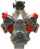 551589-LS01 Billet Timing Chain Cover w/(2) Turbo Oil Returns Fits GM Gen III LS Engine [-10AN ORB] - image 3