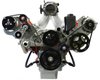 551589-LS01 Billet Timing Chain Cover w/(2) Turbo Oil Returns Fits GM Gen III LS Engine [-10AN ORB] - image 4