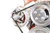 Billet Alternator Bracket for Small Block Chevy with Double Hump Heads