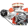 Billet A/C Compressor Bracket Kit for Small Block Chevy with Long Water Pump - image 1