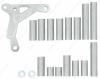 Iron Block Accessory Support Bracket for GM LS Engines w/Cast Iron Blocks - image 1
