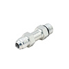 AN920-0606XL Extended Length -6AN Flare to -6AN O-Ring ORB Male Adapter Fitting [Bare Aluminum] - image 1