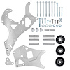 BKT-LS01-E1-3 LS Truck Electric Water Pump Alternator and Power Steering Bracket Kit - image 1