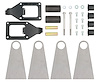 EM-LT-UNV1 LT Universal Engine Mount Kit for Custom Installations