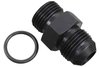 F06AN100R Adapter Fitting -06 AN Flare to -10 AN O-Ring Base [Black] - image 3
