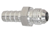F06AN375BA-A -6AN Flare to 3/8 in. (.375) Hose Barb Adapter Fitting Aluminum Flare - image 1