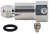 F06AN375QCP LS 6AN Flare to Female 3/8 in. Quick Connect Purge Solenoid Adapter Fitting [Billet Aluminum] - image 1