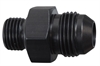 F08AN060R Adapter Fitting -08 AN Flare to -06 AN O-Ring Base [Black] - image 1