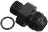 F08AN060R Adapter Fitting -08 AN Flare to -06 AN O-Ring Base [Black] - image 3