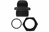 F20AN1250CP Water Pump -20AN to Radiator Hose Adapter [Black Anodized Billet Aluminum] - image 1