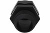 F20AN1250CP Water Pump -20AN to Radiator Hose Adapter [Black Anodized Billet Aluminum] - image 3