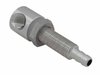 Bulkhead Fuel Pump Tank Adapter [1/4 in. NPT Female to 3/8 in. Hose Barb] 90-Degree Extended Threads - image 2