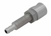 Bulkhead Fuel Pump Tank Adapter [1/4 in. NPT Female to 3/8 in. Hose Barb] 90-Degree Extended Threads - image 4