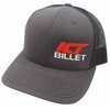 Embroidered Gray & Black Trucker Hat - image 2