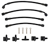 HS-LS01-4P LS Low Profile Intake Cylinder Head Coolant Steam 4-Port Crossover Hose Kit Fits LS1 and LS3 Factory Intakes - image 1