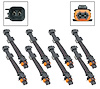 WAINJ43 Wire Harness Adapter Uscar to FIC Fuel Injector [8-Piece Set] - image 1