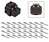 WCECU21 Amp Superseal 26 Pin ECU Connector Component Kit J3 for Aftermarket ECUs - image 1