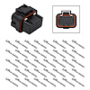 WCECU25 Amp Superseal 34 Pin ECU Connector Component Kit J2A for Aftermarket ECUs - image 1