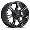 840 REV 17X9 MILLED BLACK - image 1