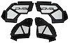 INFEND-06FB Front Inner Fenders Fits Select Jeep Wrangler JL and Gladiator JT