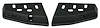 A-Pillar Pod Light Mounts for Late-Model Ford Bronco [Black] - image 1