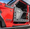 Front Rock Doors fits Select Jeep Wrangler JL 2/4-Door and Jeep Gladiator JT Models - Black Powder-Coated Finish - image 3
