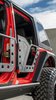 Rear Rock Doors fits Select Jeep Wrangler JL 2/4-Door and Jeep Gladiator JT Models - Black Powder-Coated Finish - image 3