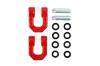 UNSK-01RD Elite Series 3/4 in. D-Ring Shackles [Red] - image 1