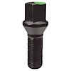 17020BC Lug Bolt, Cone Seat, 17 mm, 14 mm x 1.50, Black, 32 mm - image 1