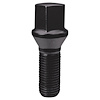 17142BC Lug Bolt, Cone Seat, 17 mm, 14 mm x 1.25, Black, 32 mm - image 1