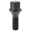 17179BC Lug Bolt, Cone Seat, 17 mm, 12 mm x 1.50, Black, 28 mm - image 1